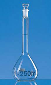 Matraz aforado BLAUBRAND clase A cert., 5 ml a, Boro 3.3 NS 10/19 tapón en PP . Pack por 2 unidades. Brand.